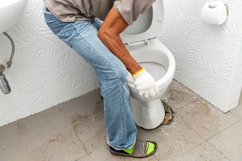 Commode Installation detail