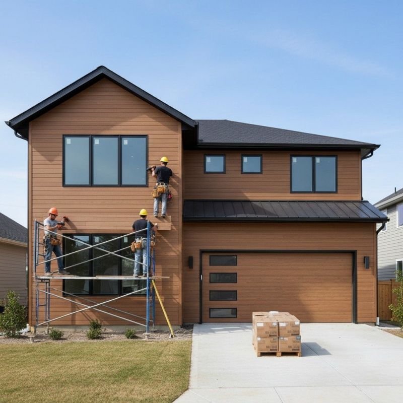 Cement Siding Installation